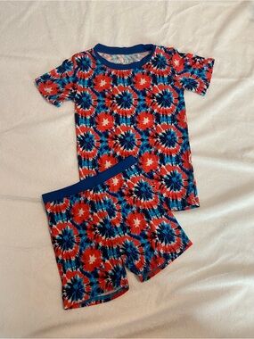 Fletch ‘Star Spangled Swirl’ Bamboo Pajama Set